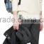 Crew Neck Long Raglan Sleeve Ribbed Cotton Jersey Sweater in Off White for Men