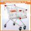 hot sales good quality 180L european supermarket trolley