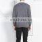 knitted v neck cashmere sweater for men