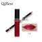 16colors Qibest Waterproof Matte Liquid Lipstick&Gloss line collocation Smooth Lip Stick Long Lasting Lip Gloss Beauty Makeup