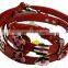 Hotest Sell Crystal PUNK leather Dog Products pet collar pitbull spiked leather dog collar