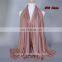 2017 New arrival muslim hijab scarf solid colors high quality top sell jersey dubai hijab shawl for islamic ladies