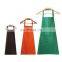 100% cotton plain white long aprons with embroidery logo