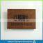 Hot sell custom embossed effect patch leather label for jeans