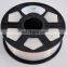 0.25kg/0.5kg/1kg White abs 3d printer filaments in different plastic spool