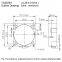 RFTYT WG2525X VHF 0.35-4.0 GHz High Frequency Range TAB SMA N RF Drop in Isolator