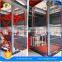 7LSJG SevenLift material stationary cargo lift platform scissor pneumatics cargo lift 2 ton with single fork