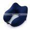 Amazon Hot Sale High Quality Memory Foam Custom Logo Travel Pillow Neck Support U-Shape Car Rest Neck Travel Pillow