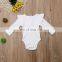 Ribbed Cotton Knitted Baby Rompers Wholesale Romper Newborn Girls Romper