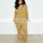 2020 Autumn Customize Women's Plus Size Pocket Jumpsuit Casual Rompers Buttons Loose Overalls