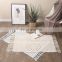 Chinese modern hand woven cotton living room floor carpet and rugs for sale