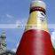 Promotion 30ft Tall Tomato Inflatable Ketchup Bottle for Advertising