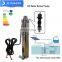 72V 600W powerful solar powered submersible water pumps head 115m brushless for irrigation solar water pump