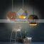 Popular Design Black White Square Hanging Lights Led Modern Fancy Pendant Light