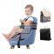 Portable folding multi-functional mommy bag baby dining chair bag