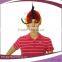 Deutschland flag football fan wigs hair
