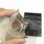 3*4 inches three side seal one side metallic foil mylar one side clear snack package bags with zipper