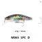 hot sale  5.5cm 6.5g  artificial  sinking hard  minnow lures fish lure bodies fishing bait
