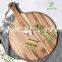 Acacia wood chopping board wooden kitchen bread board pizza shovel with handle round wooden tray