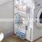 Stainless Steel Iron Art Storage Rack Wall Mounted Washing Machine Racks Magnetic Attraction Side Surface Storage Shelf