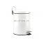 Wholesale Printing Matt Kitchen pedal bin stainless steel  waste bin with foot pedal household trash bin