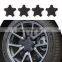 Car Wheel Center Hub  ABS Emblem Sticker Car Accessories Five-jaw Hub Cover For Tesla Model 3