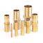 AUSO EP34 Brass Splicer Pipe Fitting i Type Hose Barb 4 8 10 12 14 16 19 25mm Copper Barbed Connector Joint Coupler Adapter