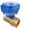 DN15 CWX-15N 12 Volt Electric Ball Valve  CR01 CR02 brass DN15 DN20 DN25 electric motorize ball valves