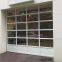 Automatic Garage Door aluminum alloy material modern new black sectional panel garage door Tempered aluminum glass garage door