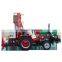 Wheeled type Positive circulation tractor water well drilling rig