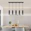 Contemporary Design Minimalist Ceiling Spotlight Bedroom Aluminum Black LED Track Pendant Light