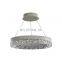 Modern Acrylic LED Chandelier Bedroom Dining Room Round White Ring Indoor Pendant Light