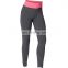 OEM Supply Worldwide Custom Logo GYM Fitness workout leggings for women Printing and embroidery patch work