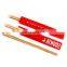 Eco-friendly Natural Bamboo Carbonized Sushi Chopsticks Brown Color With Paper Package