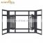 Hot Sale Waterproof Folding Screen Heat Insulation Villa Aluminium Glass Windows