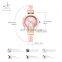 SHENGKE Гorgeous Bracelet Watch - роскошное женское часы с браслетом, с мраморно-каменным внешним видом керамики и пластиковой накладкой на ободке. Часы K0070L с браслетом