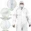 Factory Direct Waterproof Disposable Coverall Chemical Resistant Disposable Overall Jumpsuit