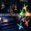 Waterproof Outdoor Color Changing Solar Night Lights Hummingbird Solar Wind Chimes Decorative Lights for Garden Yard Lawn Patio