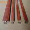 Solid wood laminated wood floor layering PVC trimming strip Flat buckle door T-shaped closing over door joint trimming strip