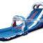 inflatable floating water slide with pool for kids and adults