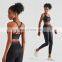 Wholesale Tie Dye Womens Two Piece Workout Yoga Set Sports Clothing Adjustable Bra