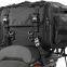 Expandable motorcycle tail bag 60L,Waterresistant All Weather/Trunk/Rack Bag with Sissy Bar Straps-Black,?Motorcycle Travel Bag