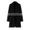 2024 New Arrival High Quality 100% Knitted Cashmere Cardigan Coat Long Winter Season Waistband Solid Pattern Front Logo Pocket