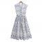 2025 European and American Summer New Fashionable Contrast Embroidered Sleeveless Long Belt Dress for Women