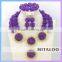 Mitaloo Latest Nigerian Wedding Beads Jewerly Set Wedding Set Jewelry High Quality African Jewelry Beads Set MT0003