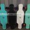 2016 new design pp plastic skateboard longboard with high rebound pu wheels