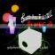 Solar led lamp cube with bluetooth speake stereo and remote control YXF-3030BS