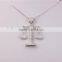 2015 hot sales cross libra pendant necklace 925 silver
