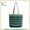 Wave Color Paper Straw Beach Bags