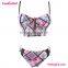 Black Polka Dot Bow Bandeau High-waisted Bikini